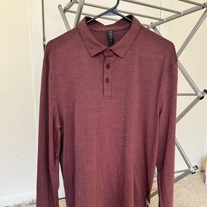 Lululemon Evolution Long Sleeve Polo